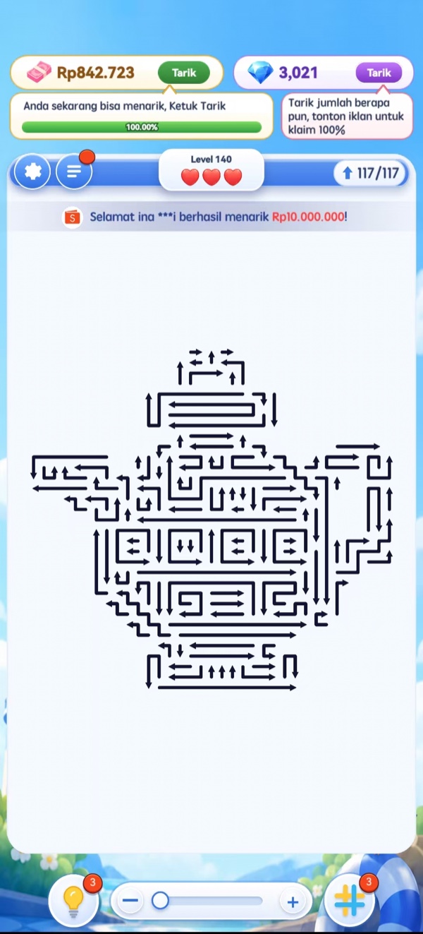 Clear the grid master level preview